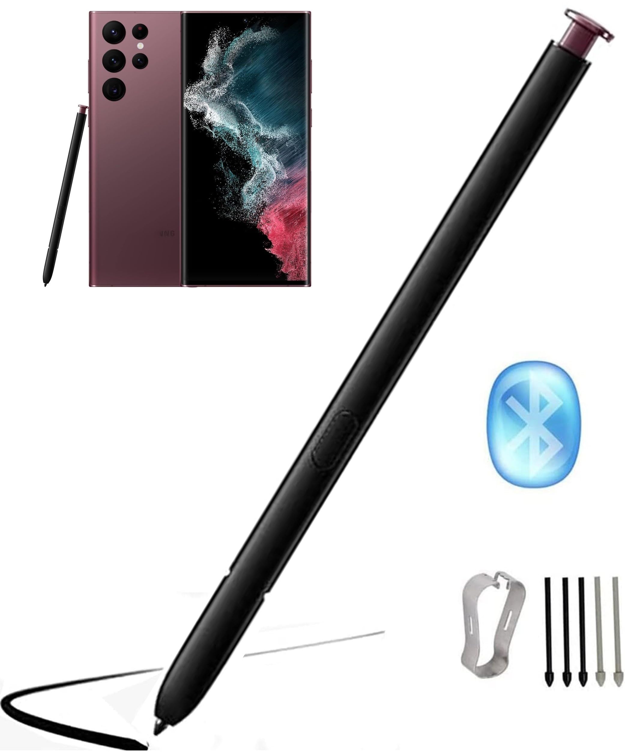 Amazon.com: Galaxy S22 Ultra S Pen [WithBluetooth] Replacement for